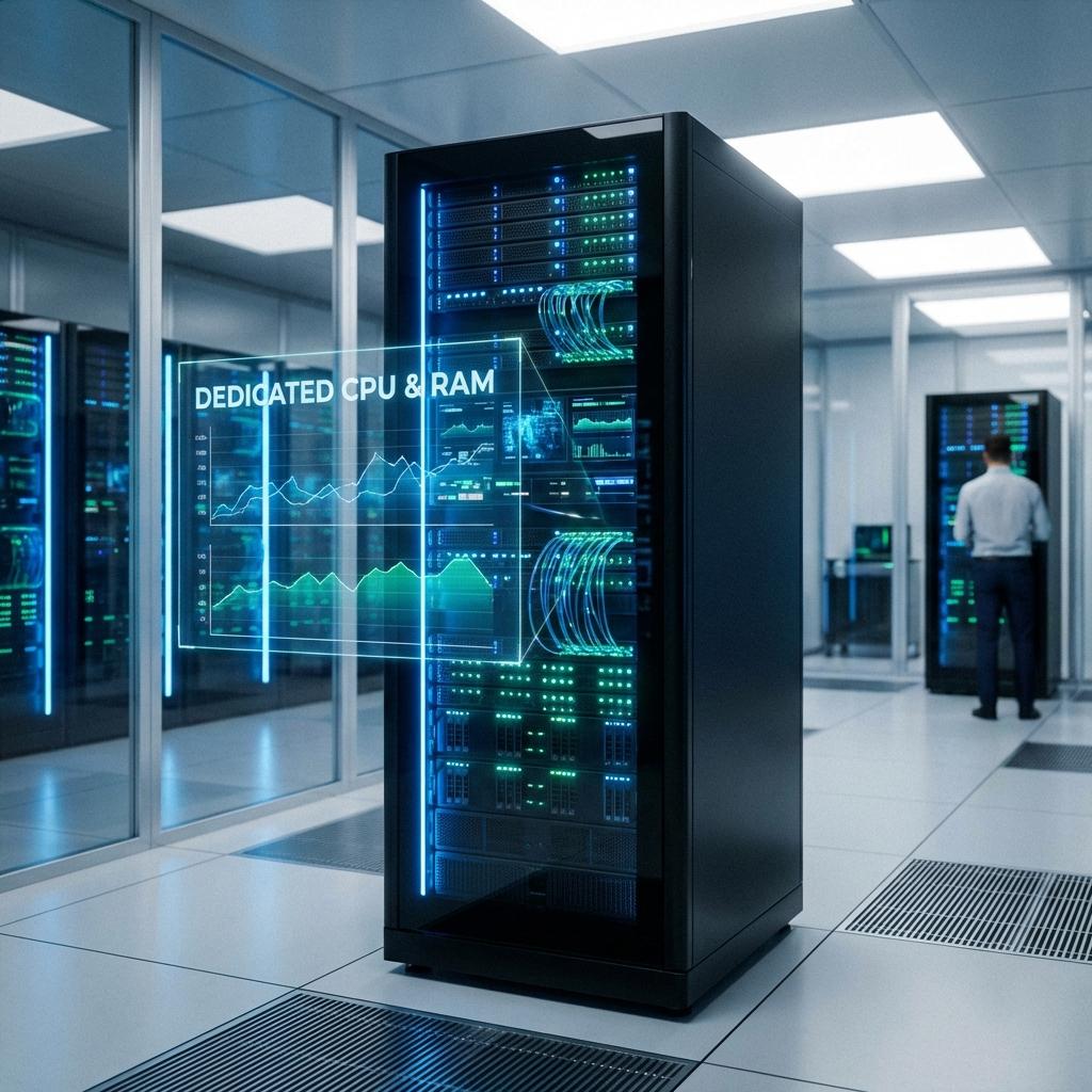 Dedicated private server infrastructure