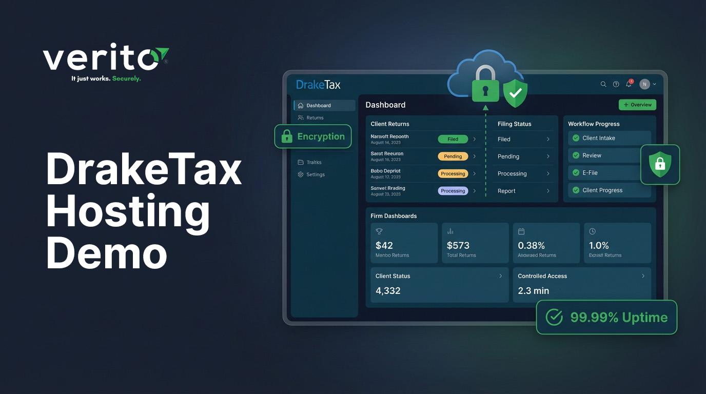 Drake Tax hosted on Verito dedicated server