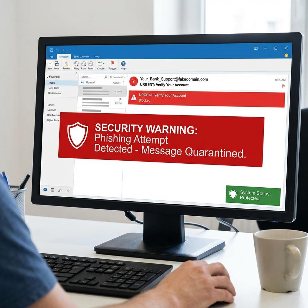Email anti-phishing protection dashboard